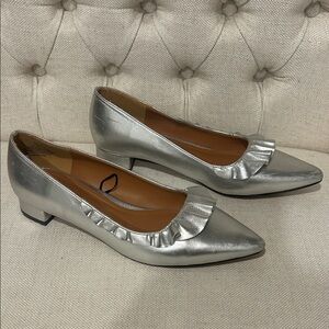 H&M Silver Ruffle Women's Shoes